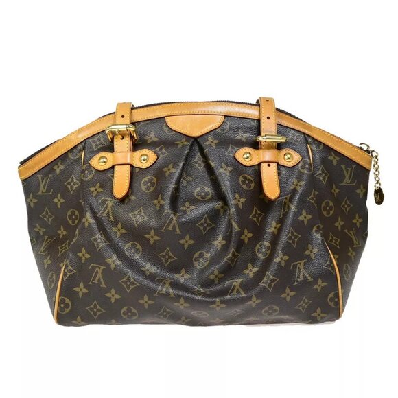 LOUIS VUITTON LV Tivoli GM Shoulder Bag Monogram Leather Brown - Picture 16 of 16